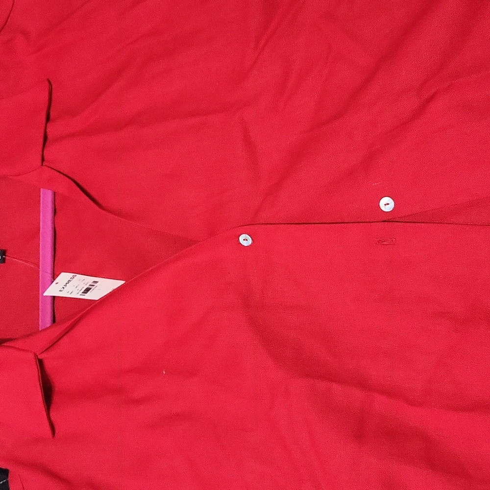 Express Red Women's Top L - Picture 8 of 8